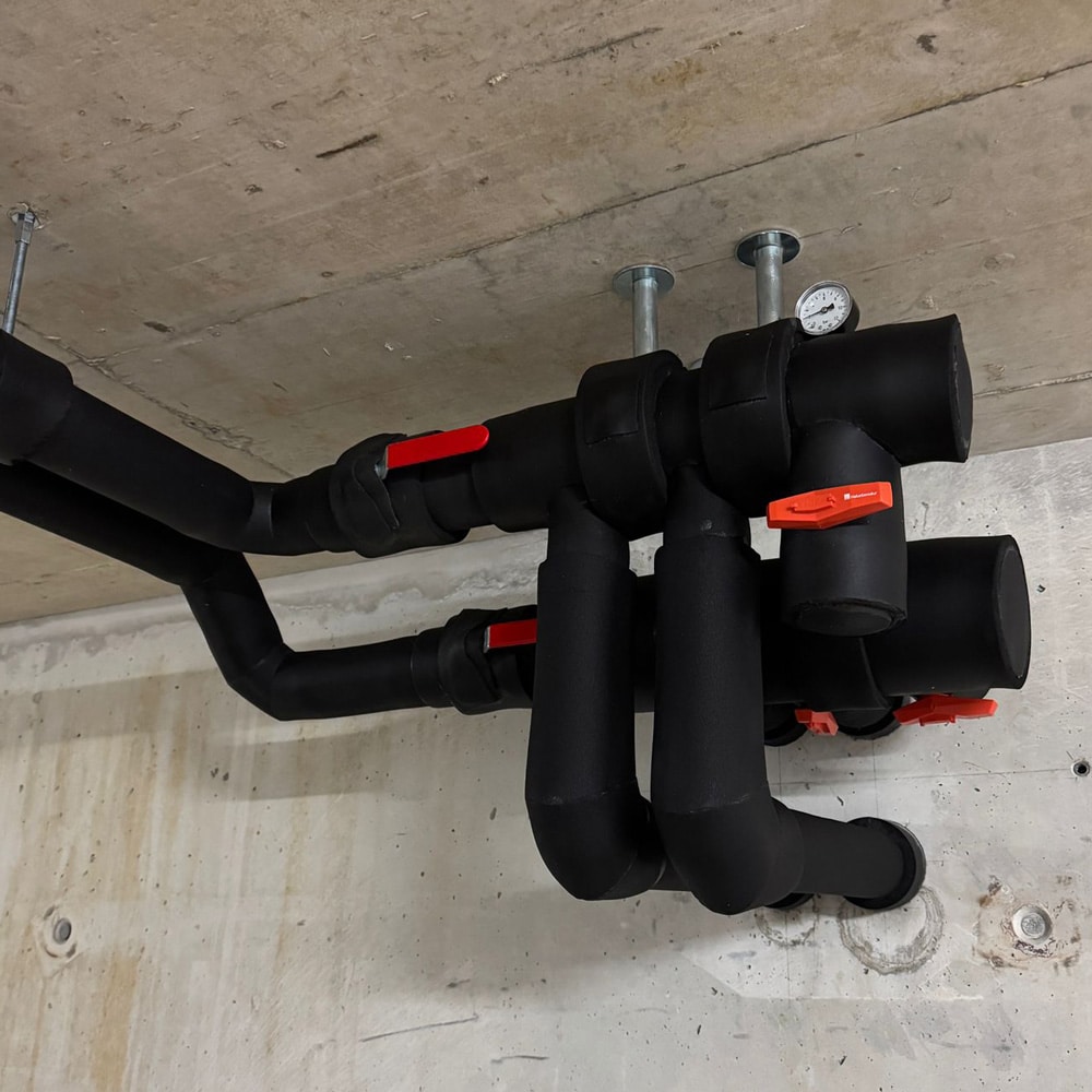 Isolation tuyau de chauffage à Blonay